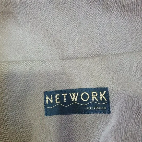 NWT Vintage womens blazer tan brown office One Button formal suit - Picture 5 of 7